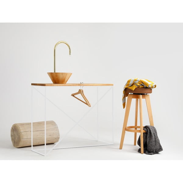 Masă tip consolă din lemn de stejar CustomForm Memo-image-3