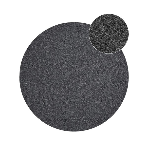 Covor gri rotund de exterior  ø 150 cm - NORTHRUGS
