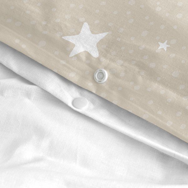 Lenjerie de pat pentru copii din bumbac pentru pat de o persoană 140x200 cm Little star – Happy Friday-image-4
