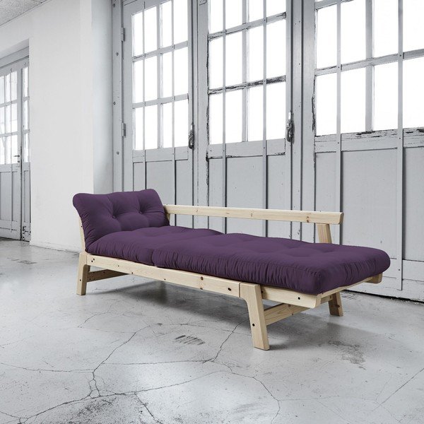 Canapea extensibilă Karup Step Natural/Purple-image-2