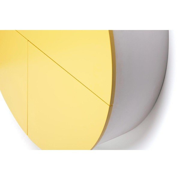 Masă multifuncțională de perete Pill EMKO, alb - galben-image-1