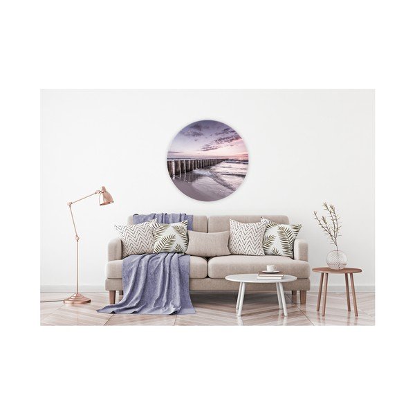 Decorațiune perete Styler Glasspik Ringart Sunset, ø 70 cm-image-1