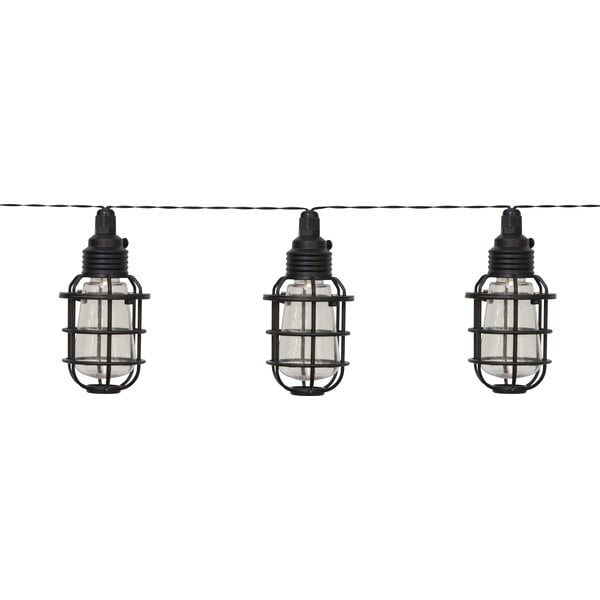 Șirag luminos pentru exterior cu LED Star Trading Cage, lungime 2,1m