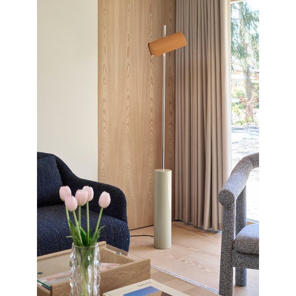 Lampadar portocaliu LED cu intensitate reglabilă (înălțime 160 cm) Reflector – Hübsch-image-4