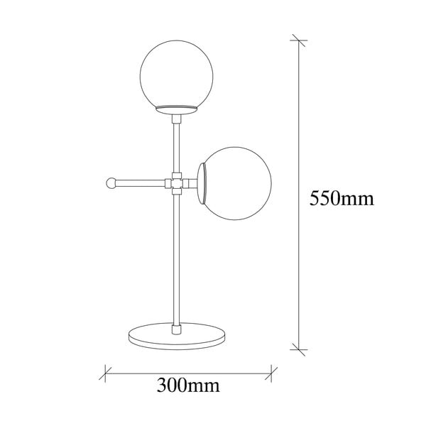 Veioză Opviq lights Mudoni, auriu - alb-image-3