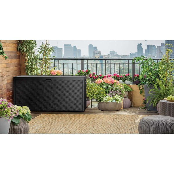 Cutie de depozitare pentru grădină gri închis Emily – Keter-image-1