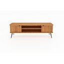 Comodă TV din lemn de stejar 180x57 cm Kula – The Beds
