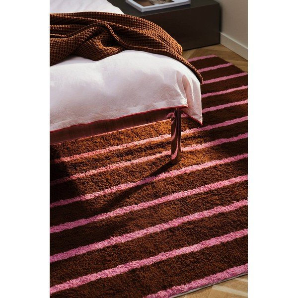 Covor roz/maro din bumbac 170x240 cm Mika – Jotex-image-1