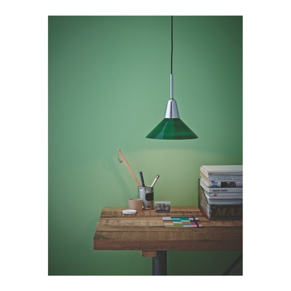 Lustră Herstal Martello Green Chrome, verde 