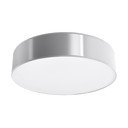 Plafonieră argintie ø 55 cm Atis – Sollux