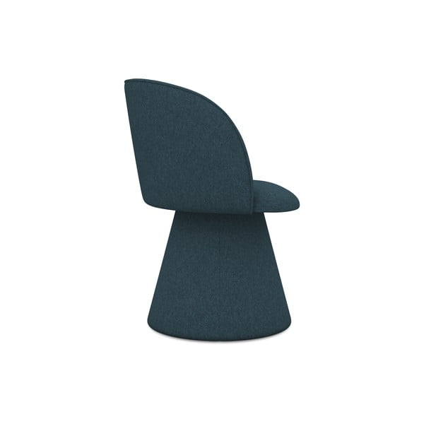 Scaun de sufragerie petrol tapițat Maia – Makamii-image-3