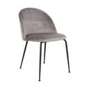 Scaune de dining gri-deschis 2 buc. din catifea Geneve – House Nordic