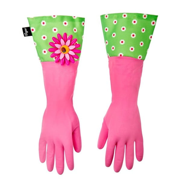 Mănuși pentru curățenie Vigar Pink Flower