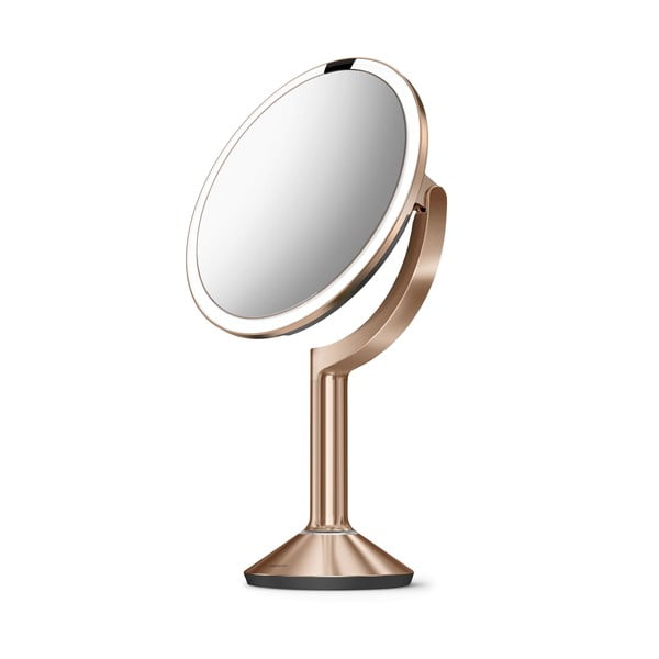 Oglindă cosmetică (5x) cu led/de mărire ø 20 cm Sensor Trio – simplehuman-image-4