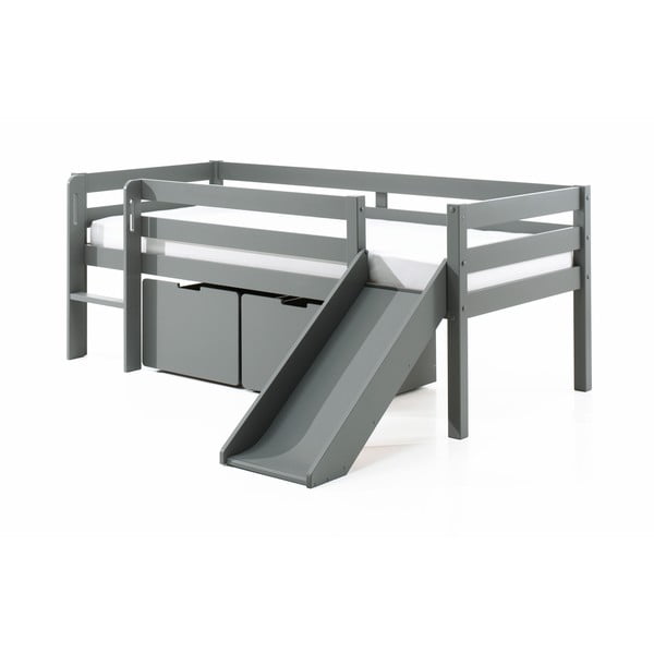 Sertare pentru sub pat de copii  gri 2 buc. Pino – Vipack-image-1