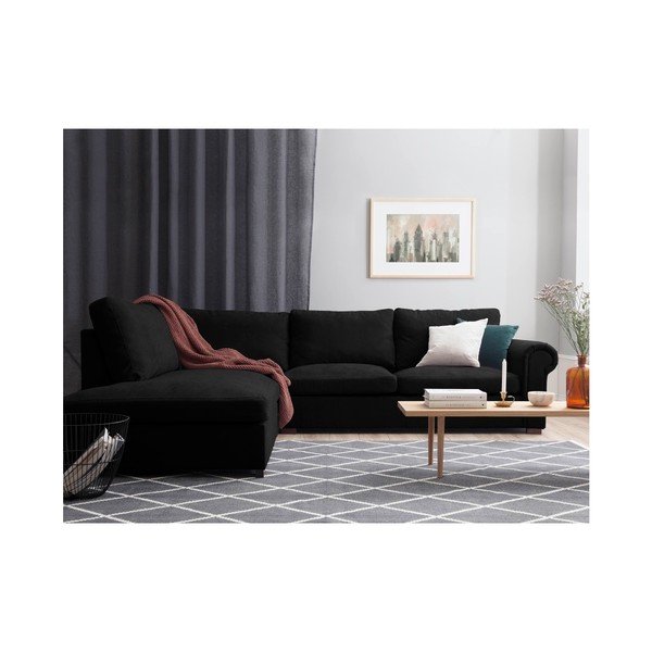 Canapea Windsor & Co Sofas Antoine, pe partea stângă, negru-image-2