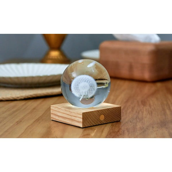 Decorațiune luminoasă maro închis cu USB Amber – Gingko-image-4