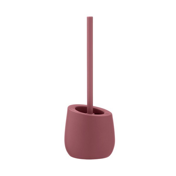 Perie WC din ceramică Wenko Badi, roz-image-2