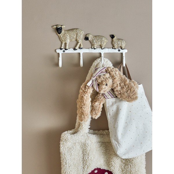 Cuier pentru copii alb din metal Dolly – Bloomingville Mini-image-3