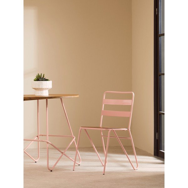 Masă de dining rotundă din lemn de ulm ø 80 cm District – Premier Housewares-image-2