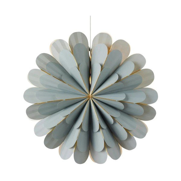 Decorațiune luminoasă suspendată Markslöjd Marigold, ø 60 cm, gri