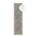 Covor tip traversă verde lavabil 60x230 cm Beau Floral – Flair Rugs