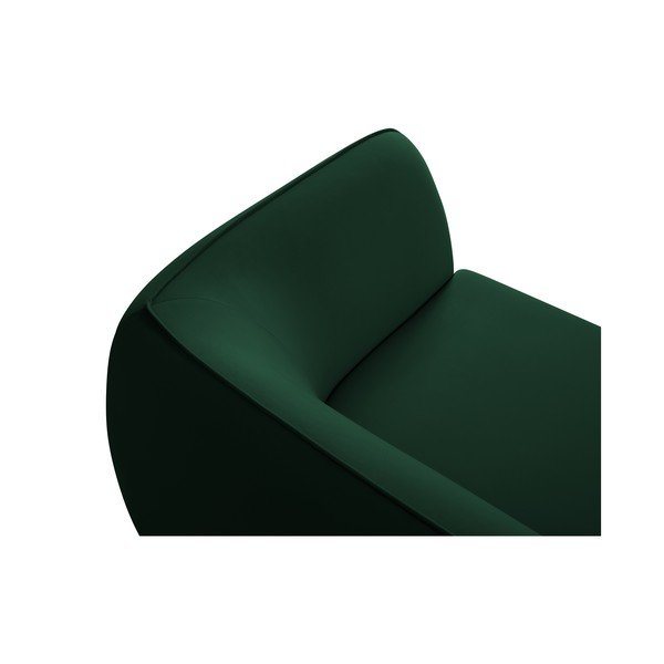 Canapea verde cu tapițerie din catifea 190 cm Lando – Micadoni Home-image-4