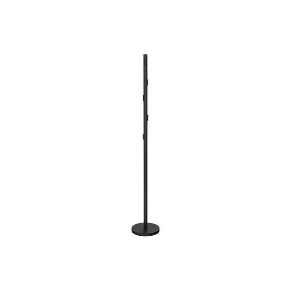 Cuier negru din metal ø 25x183 cm Yuko – noo.ma