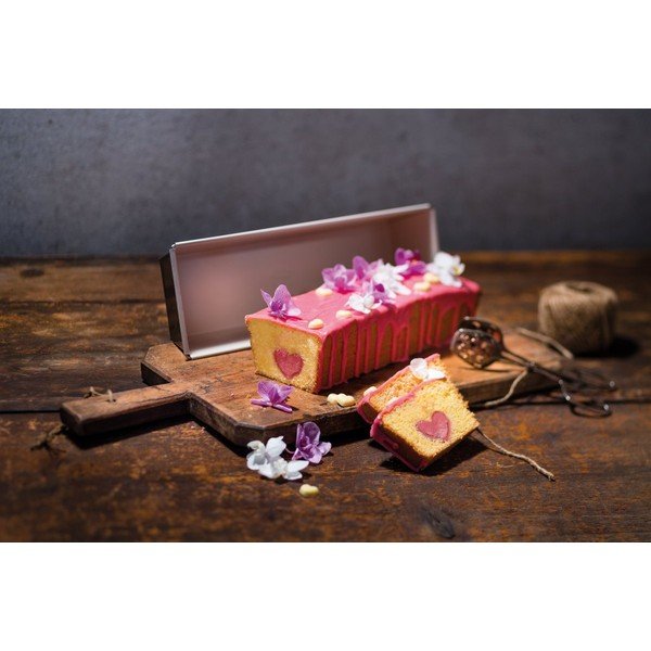 Formă de chec / cozonac din oțel cu suprafață ceramică Dr. Oetker, 31,5 x 12 cm-image-1