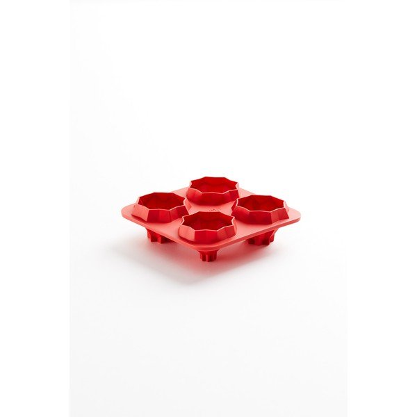 Formă din silicon Lékué Fortune Pyramids, roșu-image-1