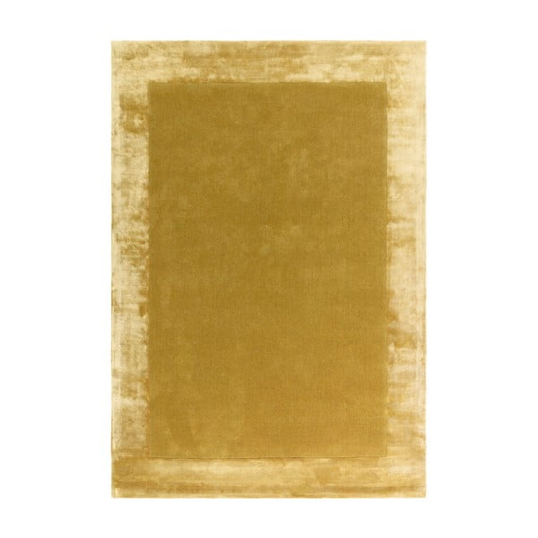 Covor galben ocru handmade din amestesc de lână 200x290 cm Ascot – Asiatic Carpets