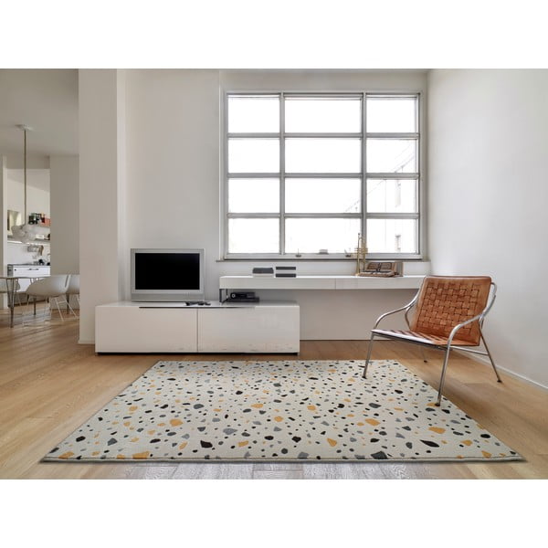 Covor Universal Adra Punto, 133 x 190 cm, alb-image-1