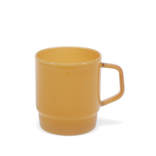 Cană galben-muștar din sticlă 280 ml – Rex London