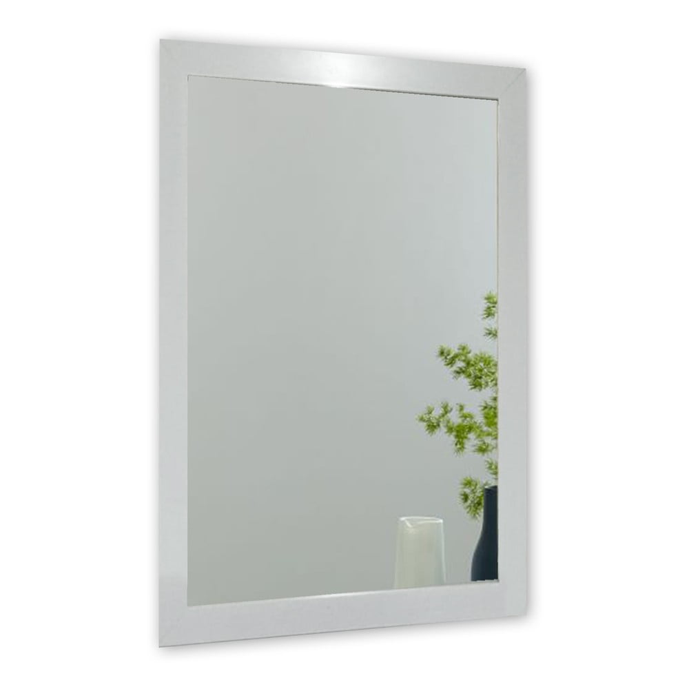 Oglindă de perete cu ramă albă Oyo Concept Ibis, 40 x 55 cm