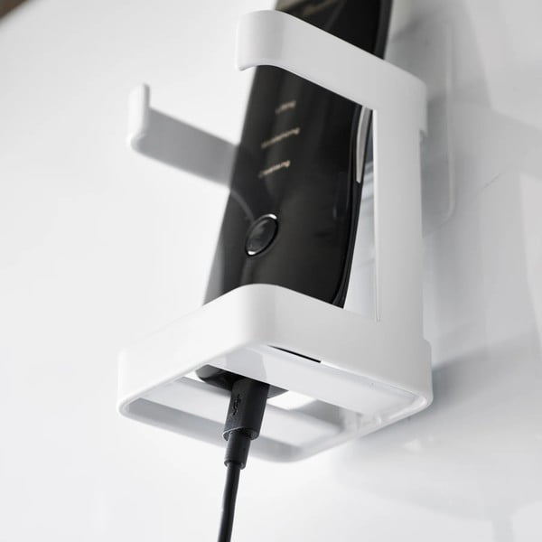 Suport pentru produse de îngrijire alb din metal Film Hook – YAMAZAKI-image-3