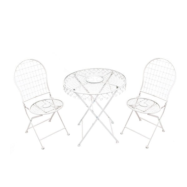 Set 1 masă și 2 scaune pliante Soho And Deco Silla