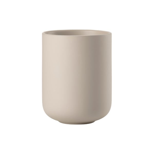 Suport pentru periuța de dinți bej din gresie ceramică Sensu – Zone