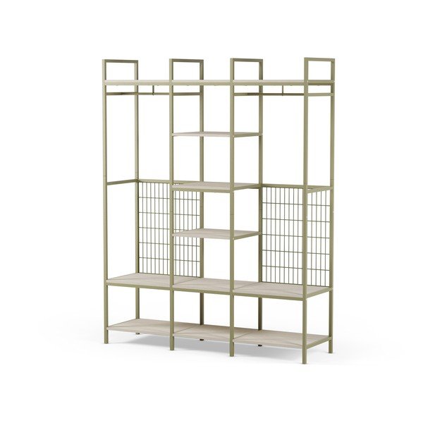 Șifonier verde deschis din oțel 140x179,5x40 cm Amara – Marckeric-image-4