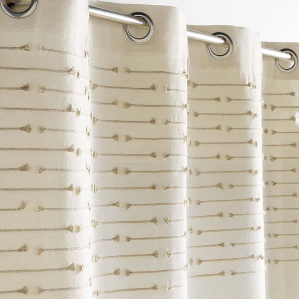 Draperie bej din bumbac 140x240 cm Golden Sunset – douceur d'intérieur-image-1