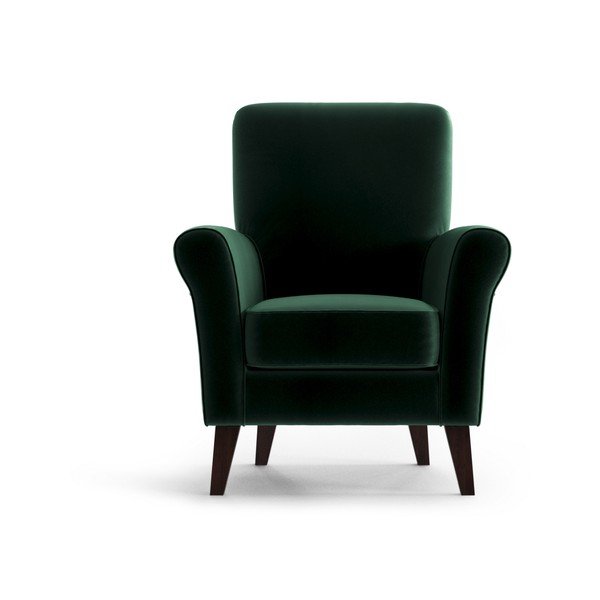 Fotoliu din catifea My Pop Design Balard, verde-image-3