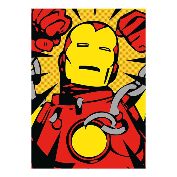 Poster Marvel Close Up - Iron Man