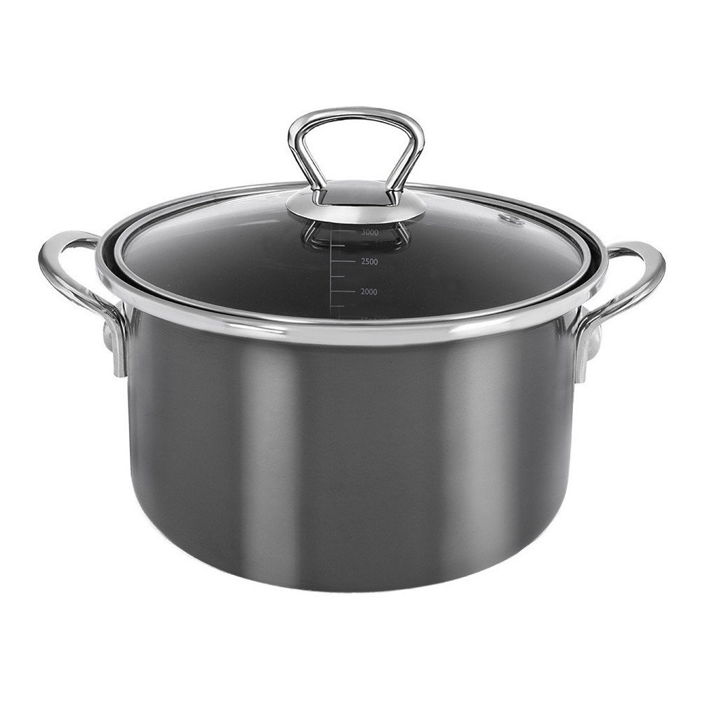 Oală cu capac smalțuită 325 l Metalic – Orion