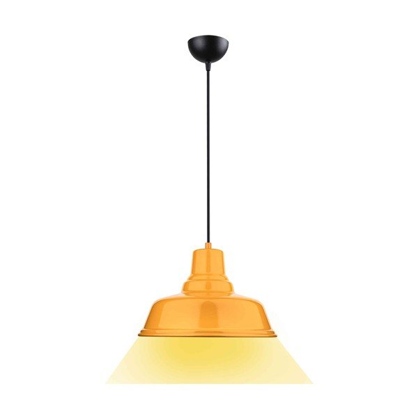 Lustră galben ocru din metal ø 32 cm Pawn – Squid Lighting-image-4