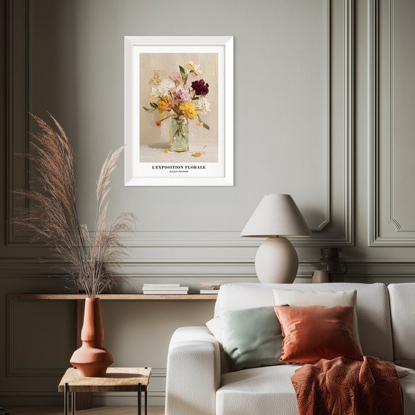 Tablou cu ramă imprimat 56x75 cm Sunny Bouquet – Styler-image-1