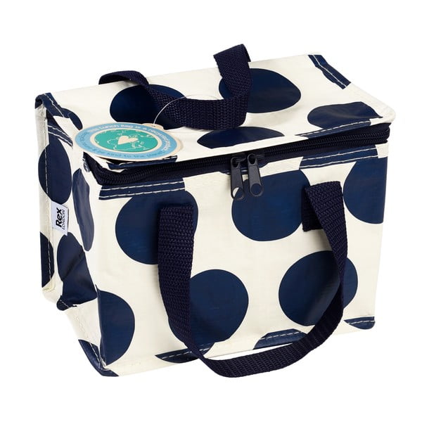 Geantă termoizolantă albastră-crem Spotlight – Rex London-image-3