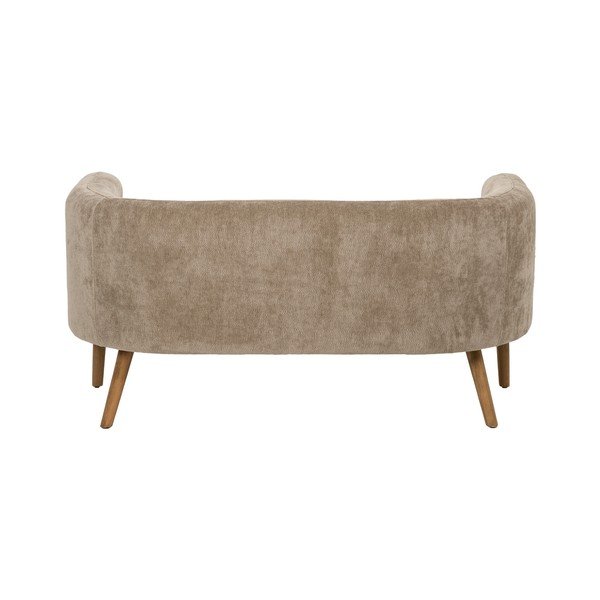 Canapea maro cu tapițerie din chenille 142 cm Birch – Ixia-image-3