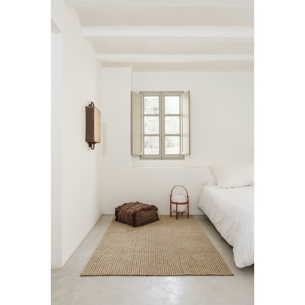 Covor kaki lavabil, țesut manual din lână 200x300 cm Unexpected Wool – Lorena Canals-image-2