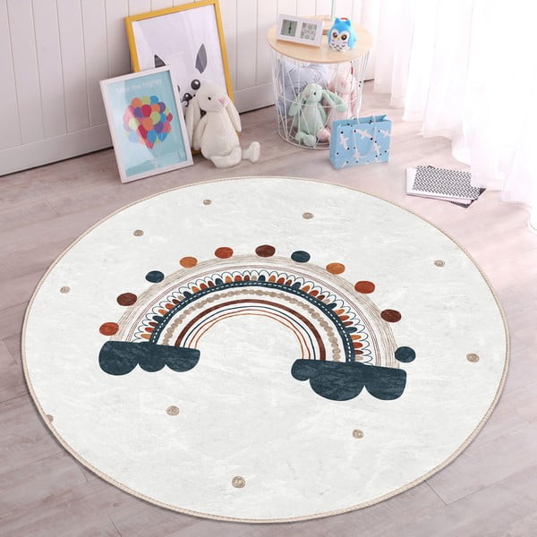 Covor pentru copii crem ø 120 cm Comfort – Mila Home-image-2