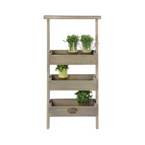 Suport pentru flori din lemn (înălțime 73 cm) – Esschert Design-image-1