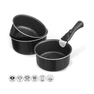 Set de vase pentru gătit 3 buc. din aluminiu Grande Combi – Orion